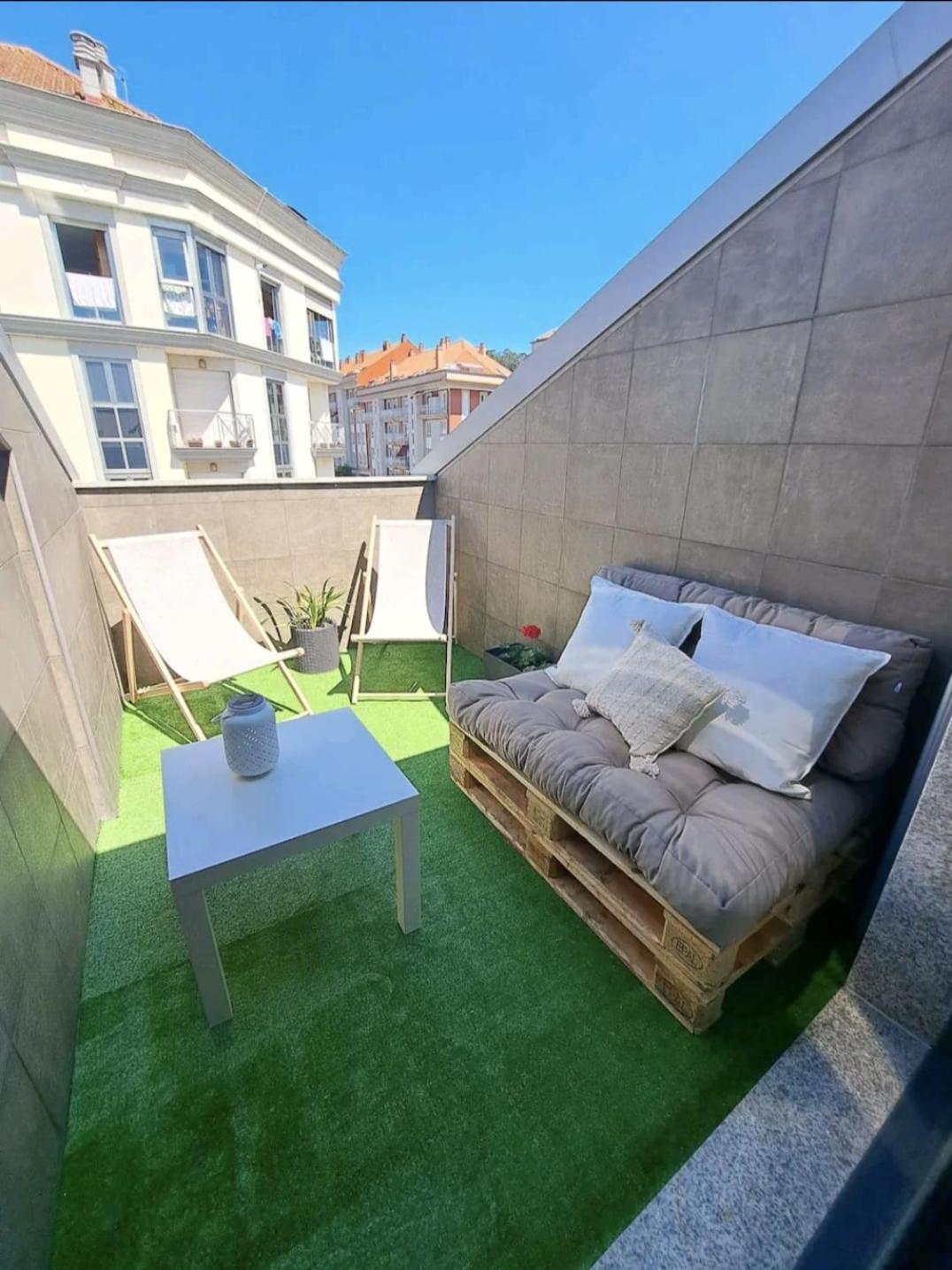 Apartamento Atico Deluxe Muy Cerca De La Playa, Parking Gratis Moaña Exterior foto